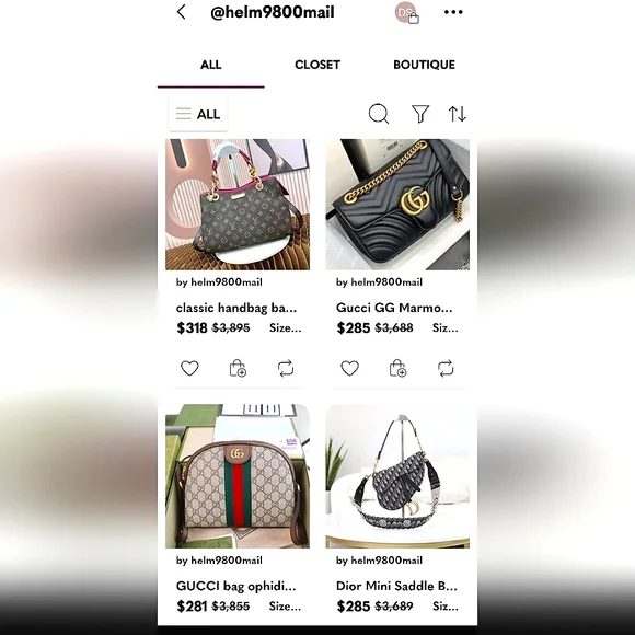 Fake bags on poshmark hotsell